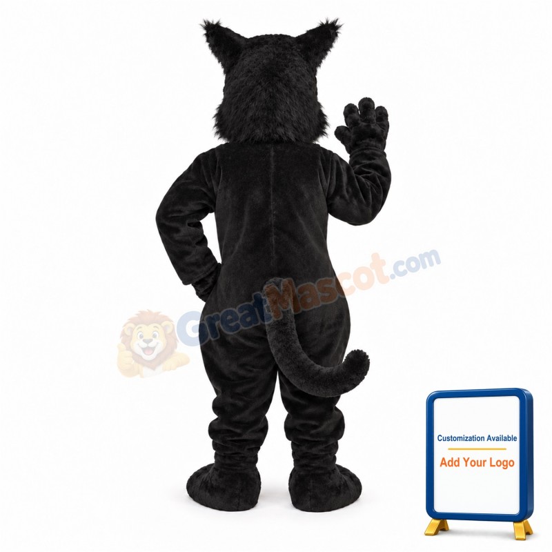 Cute Black Dog Mascot Costume