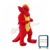 Red Dragon Mascot Costume
