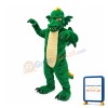 Fierce Green Dragon Mascot Costume