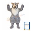 Fierce Realistic Wolf Mascot Costume