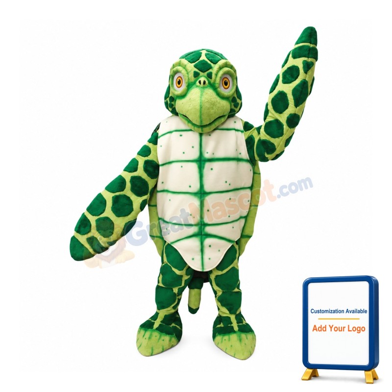 Sea Turtle Mascot Costume