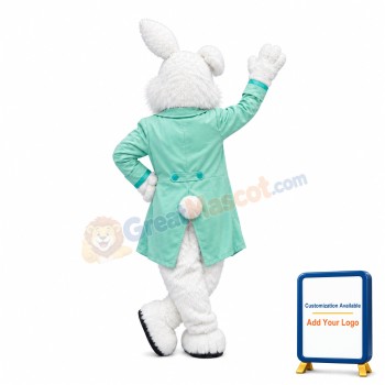 Green Easter Wendell Rabbit Mascot Costume