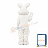 Easter Beige Bunny Mascot Costume