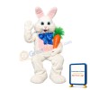Happy Easter Bunny Mascot Costume
