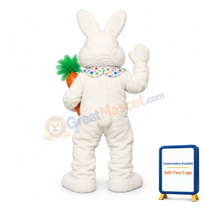 Happy Easter Bunny Mascot Costume