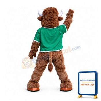 Power Sport Bison Mascot Costume