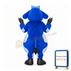Cute Blue & White Cow Mascot Costume