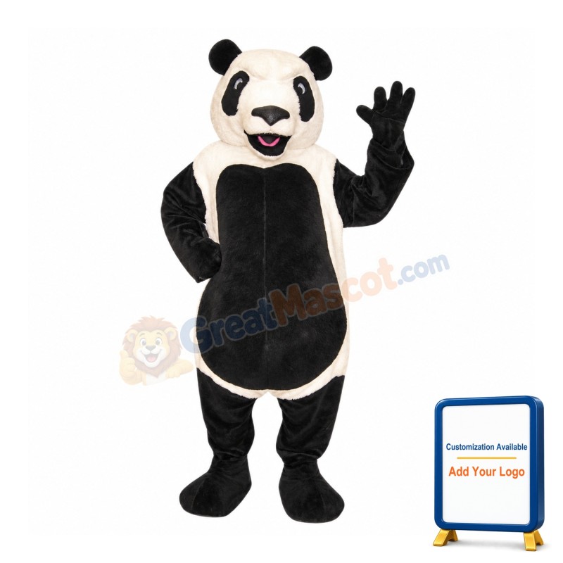 Realistic Panda Mascot Costume
