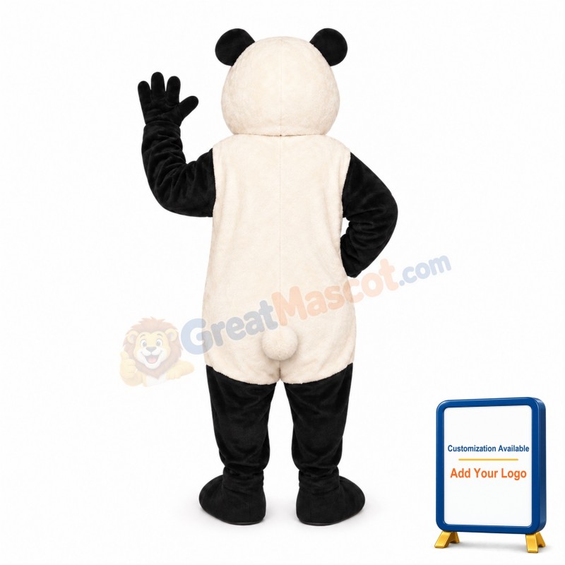 Realistic Panda Mascot Costume