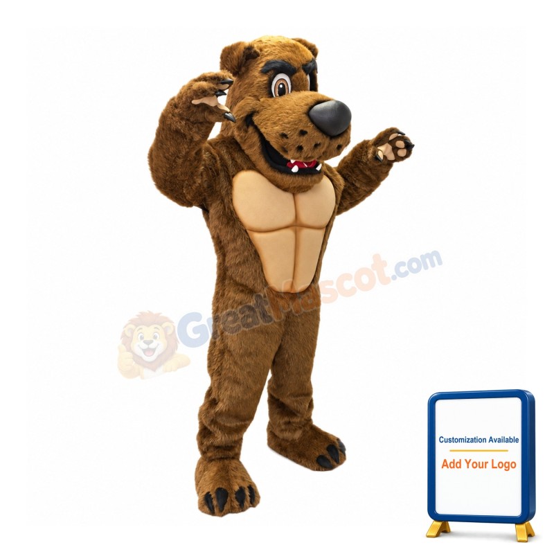 Fierce Power Dog Mascot Costume