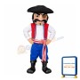 Pirate Man Mascot Costume