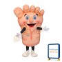 Foot Mascot Costume