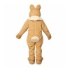 Friendly Brown Easter Bunny Mascot Costume