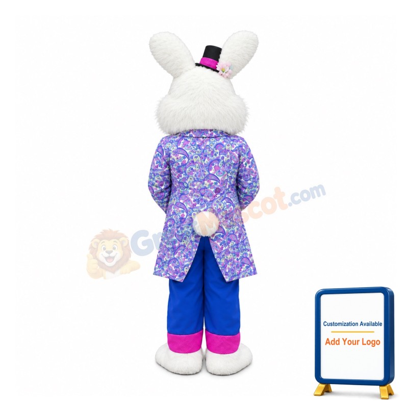 Friendly Lightweight Easter Bunny Mascot Costume