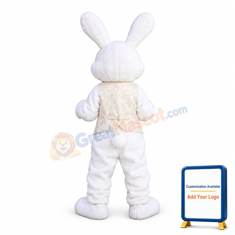 Cute Lightweight Easter Bunny Mascot Costume