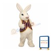 White Easter Bunny Mascot Costume