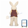 White Easter Bunny Mascot Costume
