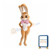 Beautiful Female Easter Bunny Mascot Costume