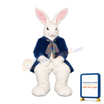 Scary Easter Bunny Mascot Costume