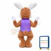 Friendly Lightweight Brown Bunny Mascot Costume