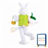 Friendly Easter Bunny Rabbit Mascot Costume
