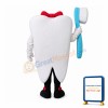 Teeth And Toothbrushes Mascot Costume