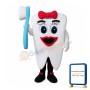 Teeth And Toothbrushes Mascot Costume