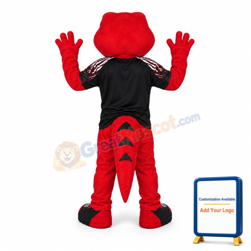 College Red Cobra Mascot Costume