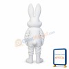 Cute White Easter Bunny Rabbit Mascot Costume