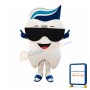 Cool Teeth Mascot Costume