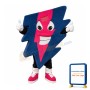 Happy Colorful Lightning Mascot Costume