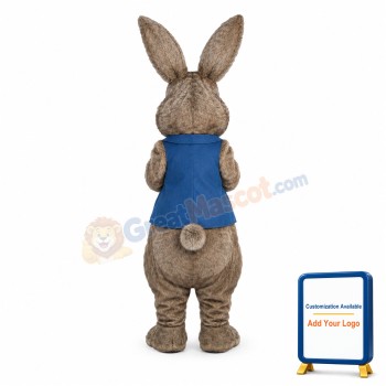 Brown Bunny Rabbit Mascot Costume