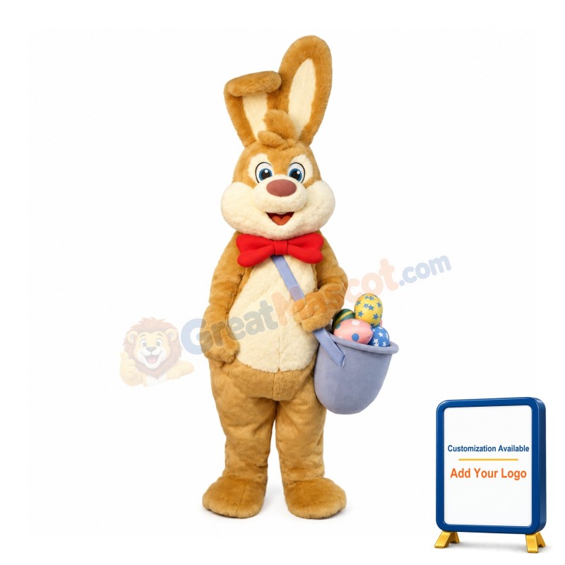 Friendly Easter Bunny Rabbit Mascot Costume