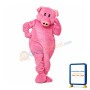 Pink Pig Mascot Costume