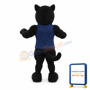 Power Black Horse Mascot Costume
