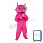 Pink Monster Mascot Costume