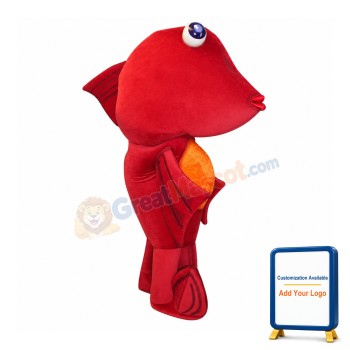 Red Carp Mascot Costume