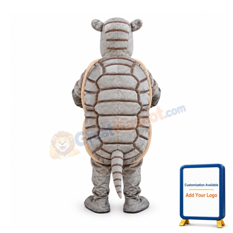 Realistic Armadillo Mascot Costume