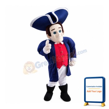 Realistic Patriot Mascot Costume