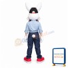 Young White Rabbit Mascot Costume