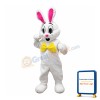 Happy White Rabbit Mascot Costume