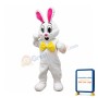 Happy White Rabbit Mascot Costume