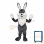 Grey & White Rabbit Bunny Mascot Costume