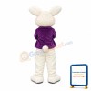Purple Suit Easter Bunny Mascot Costume