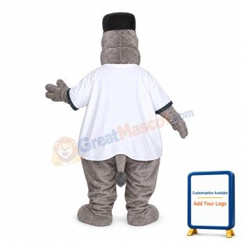 Fierce Rhino Mascot Costume