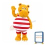 Friendly Yellow Rhino Mascot Costume