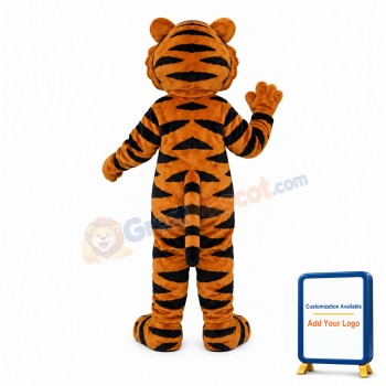 Friendly Tiger Mascot Costume
