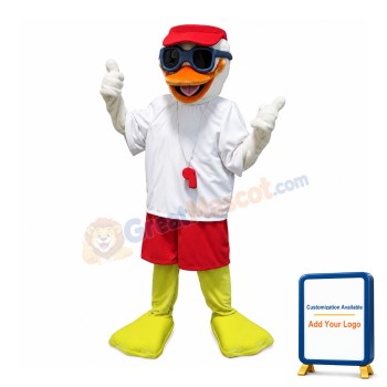 Cool Duck Mascot Costume