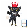 Black Tornado Mascot Costume