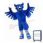 Superb Blue Owl Mascot Costume